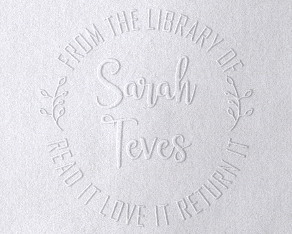 Fern Personalized Book Embosser