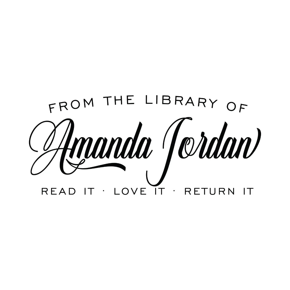 From The Personal Library of Stamp | Custom Book Stamps