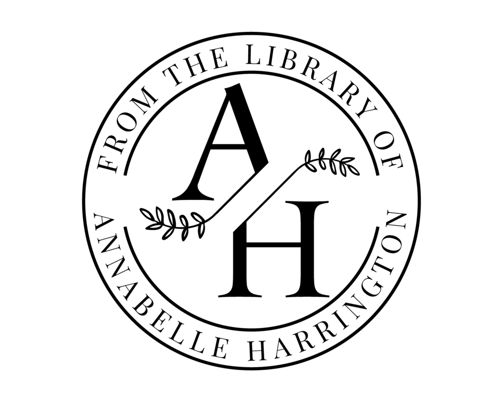 Personalized Book Stamp Wood Handle - GR8-2