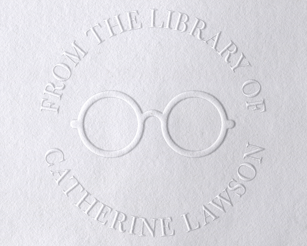 Glasses Personalized Book Embosser