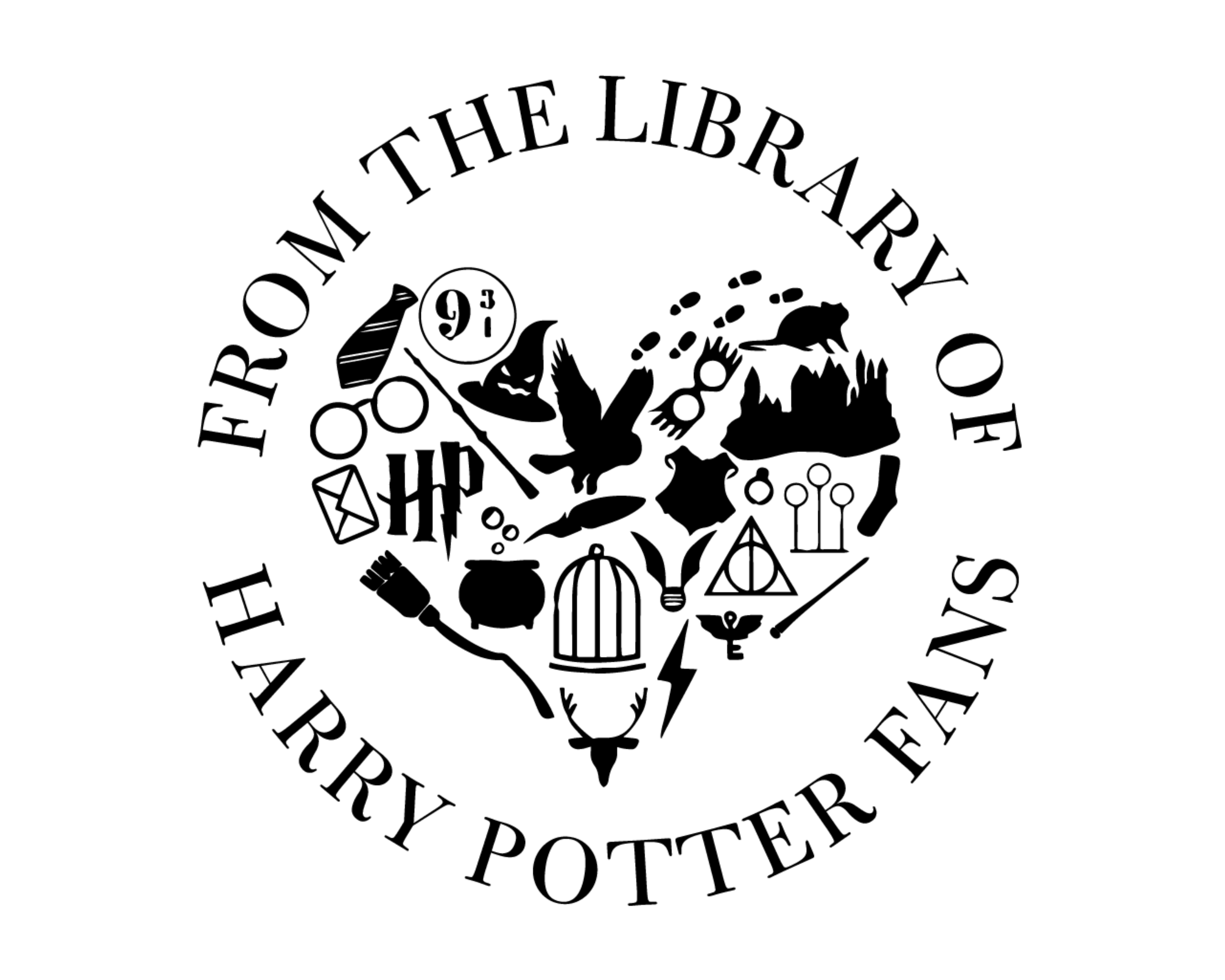 Personalized Book Wooden Handle Stamp - HP2