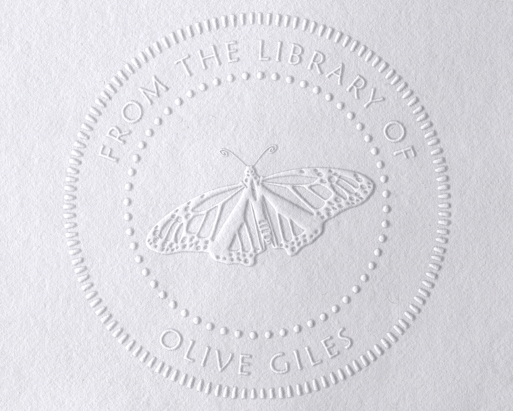 Personalized Book Embosser - JB-Butterfly10