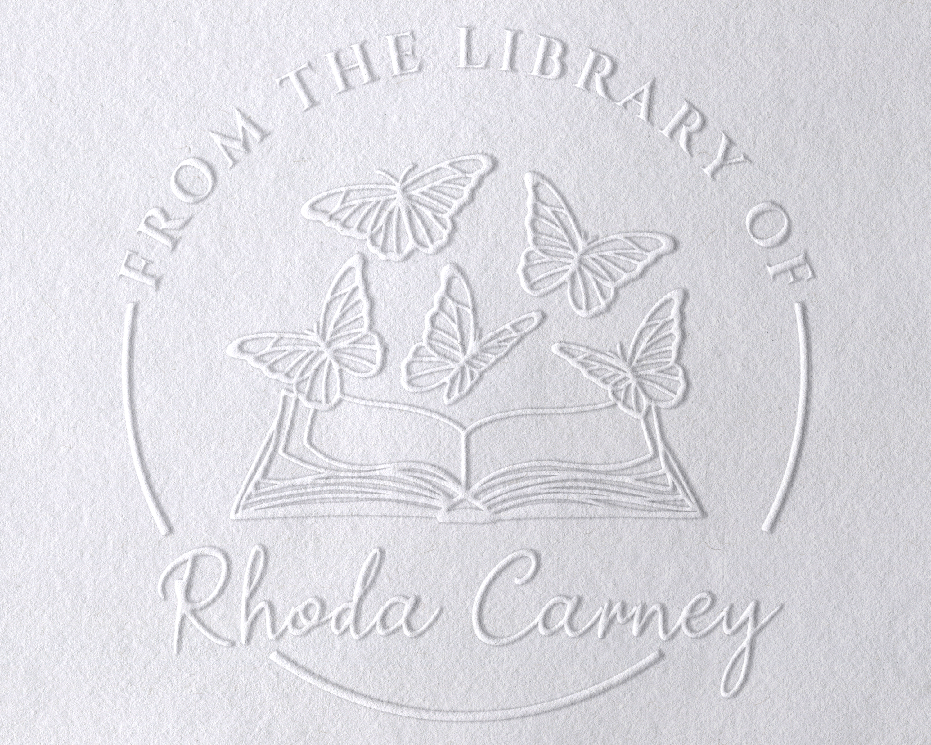 Personalized Book Embosser - JB-Butterfly11