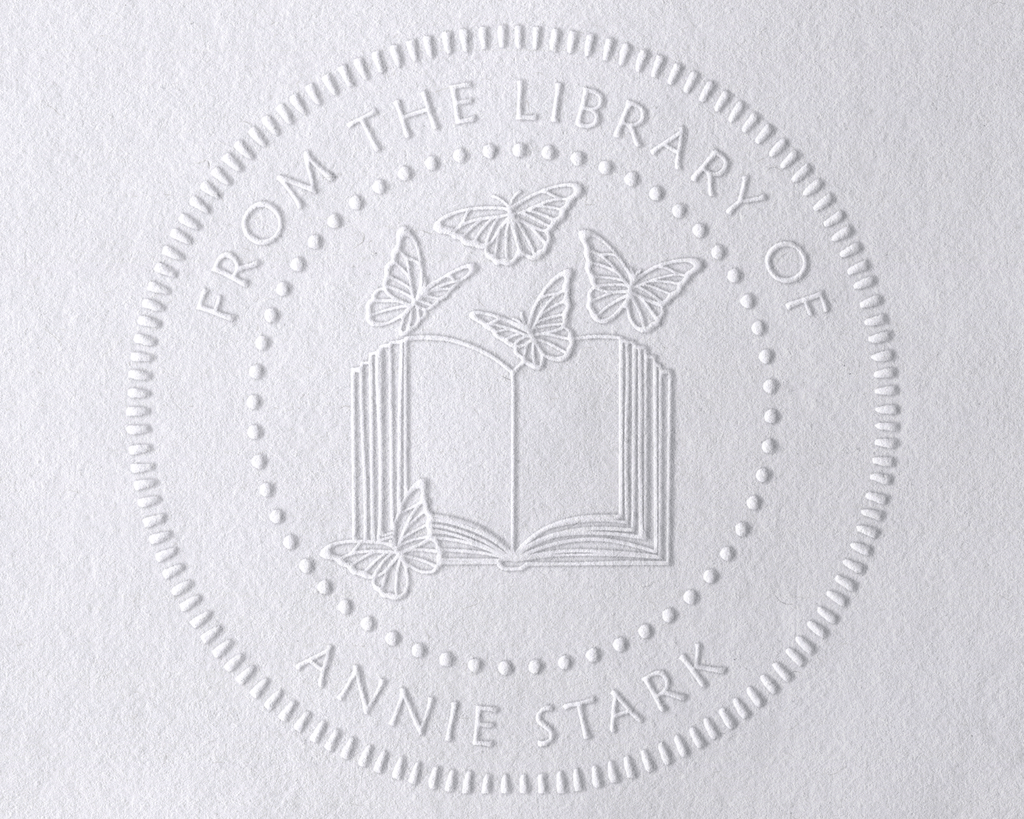 Personalized Book Embosser - JB-Butterfly13