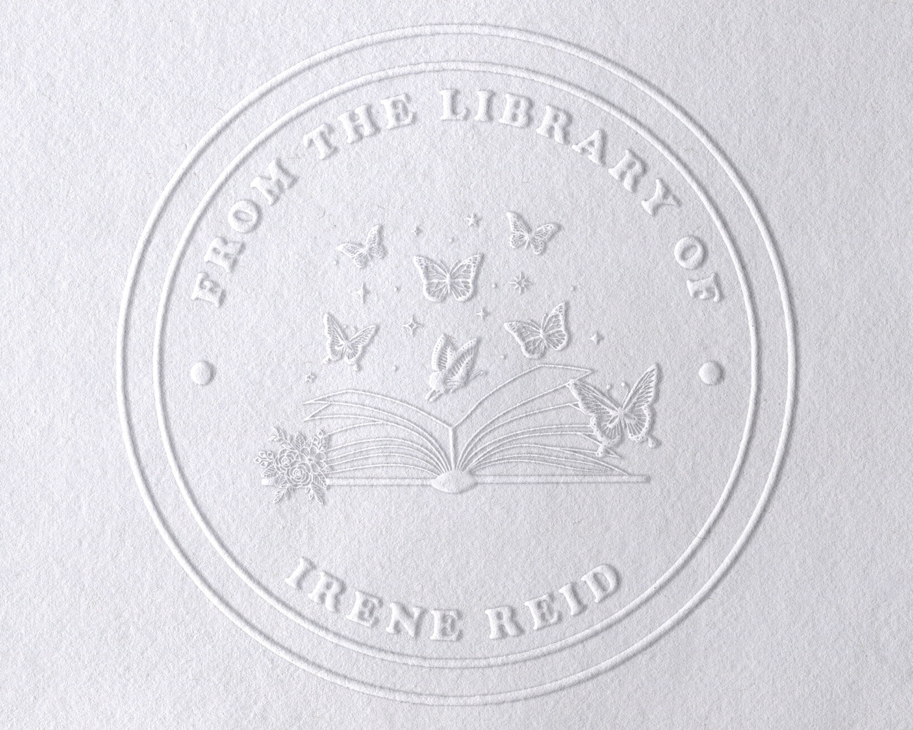 Personalized Book Embosser - JB-Butterfly2