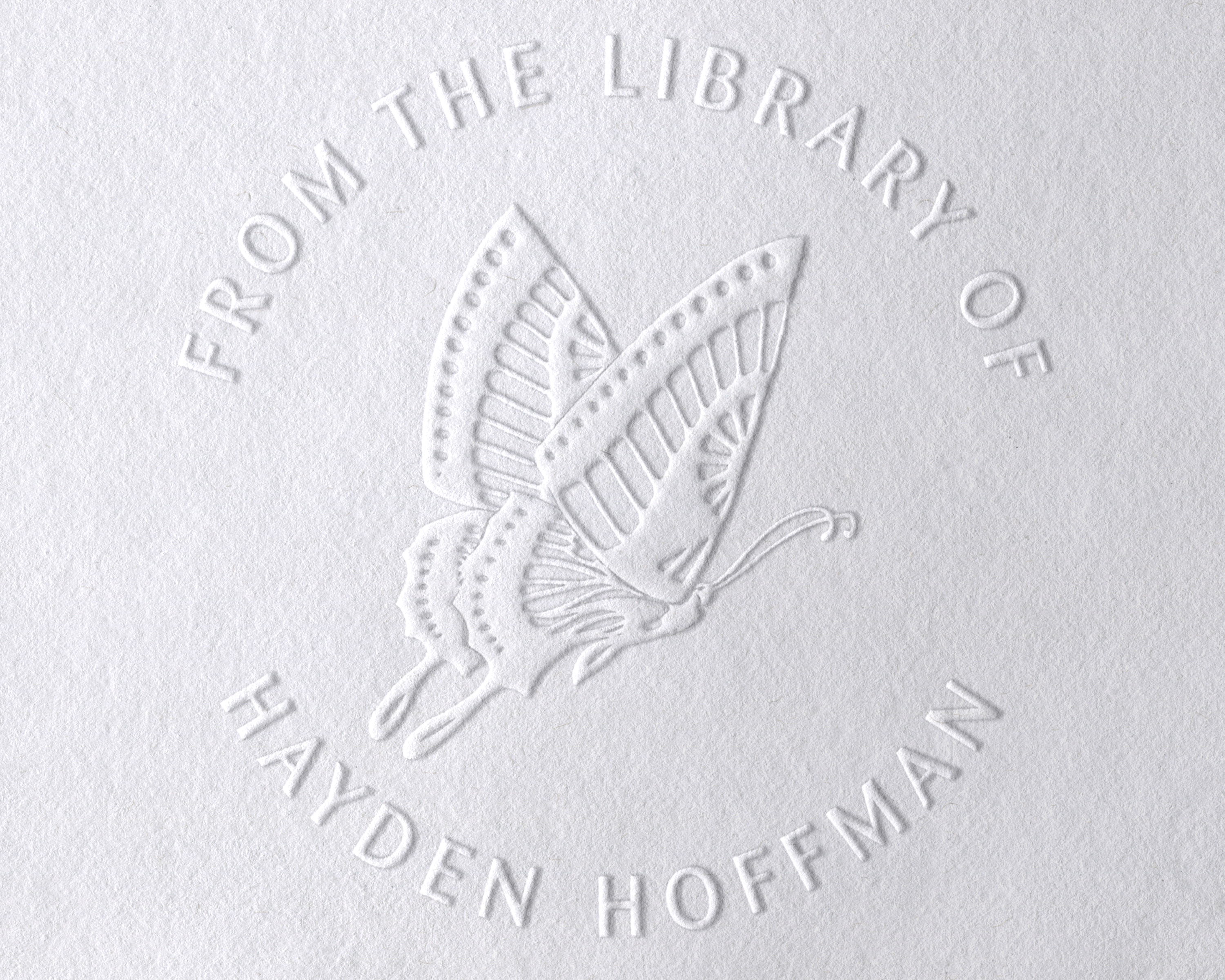 Personalized Book Embosser - JB-Butterfly3