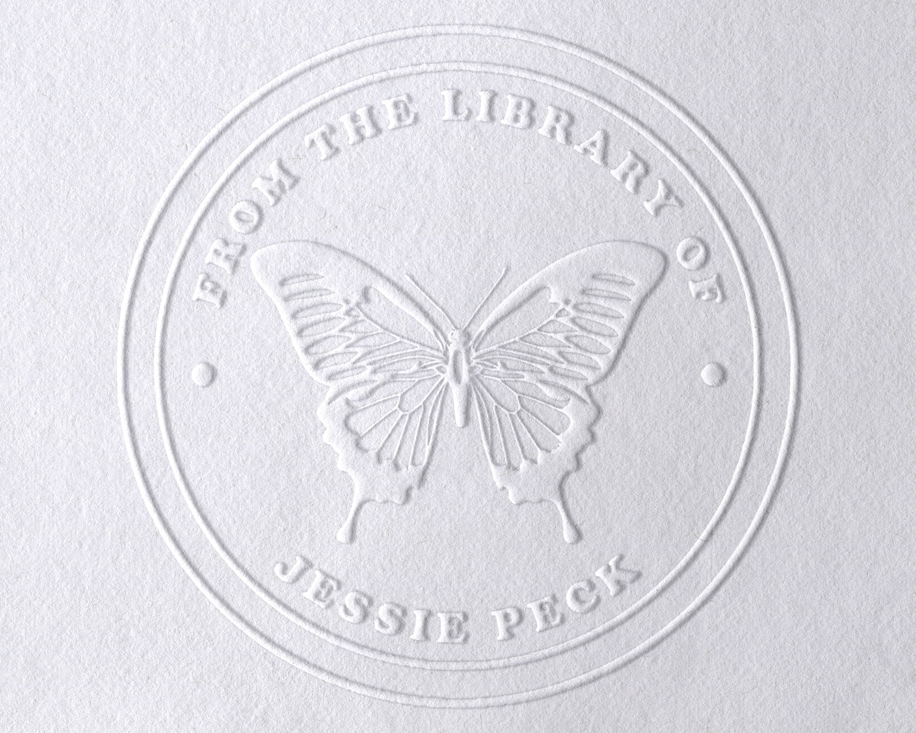 Personalized Book Embosser - JB-Butterfly5