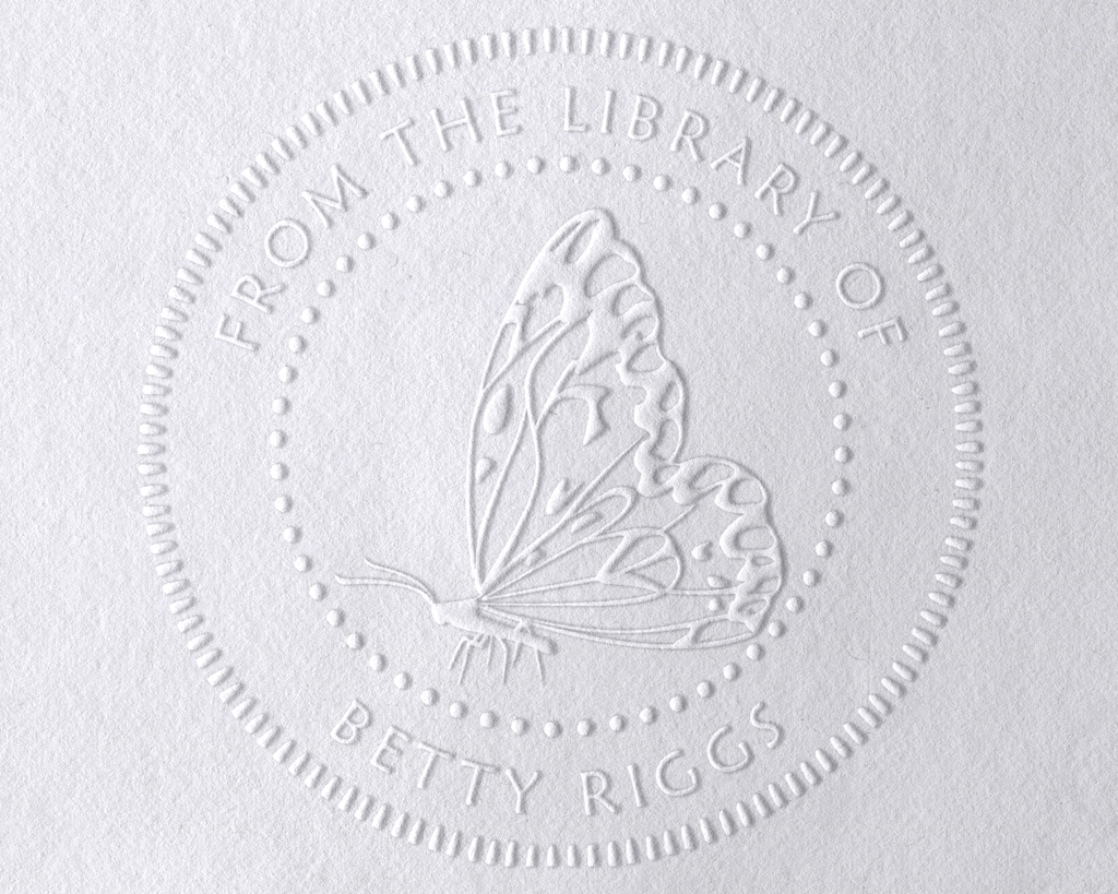 Personalized Book Embosser - JB-Butterfly6