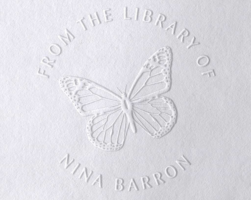 Personalized Book Embosser - JB-Butterfly7