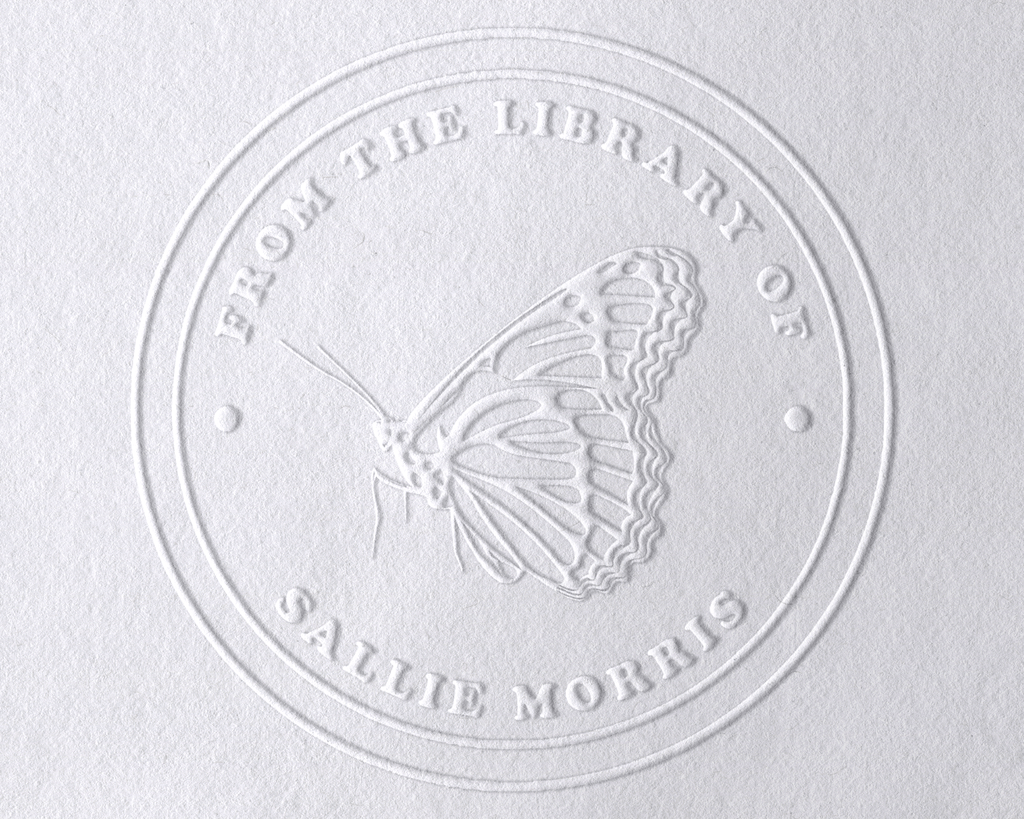 Personalized Book Embosser - JB-Butterfly9