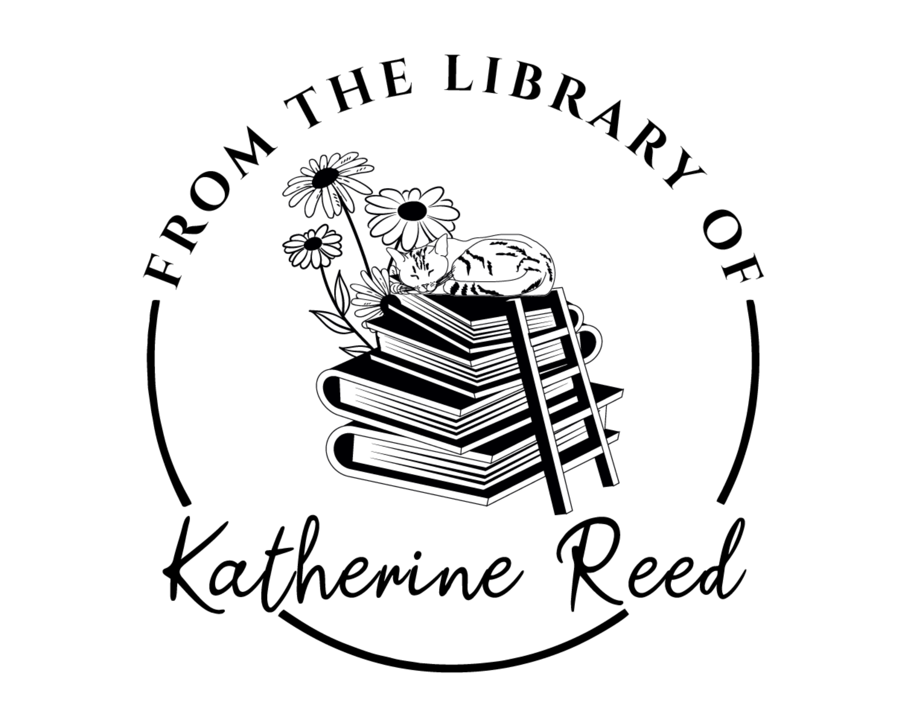 Personalized Book Self Ink Stamp - JB-Cat11