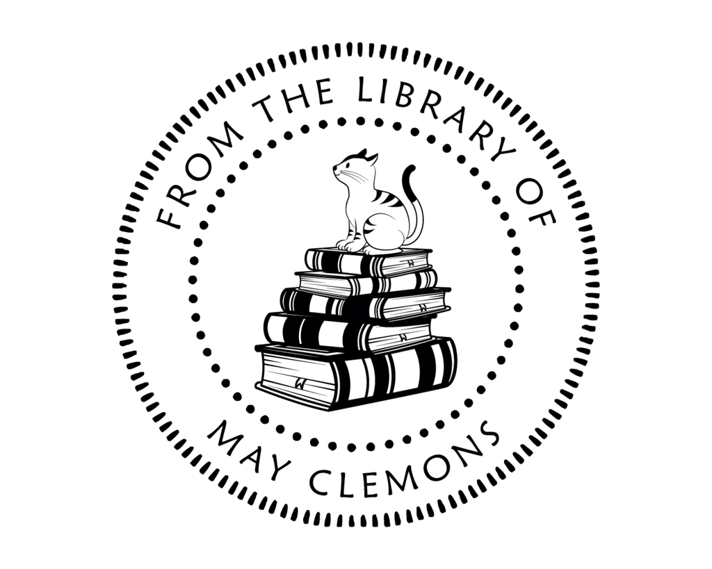 Personalized Book Self Ink Stamp - JB-Cat13