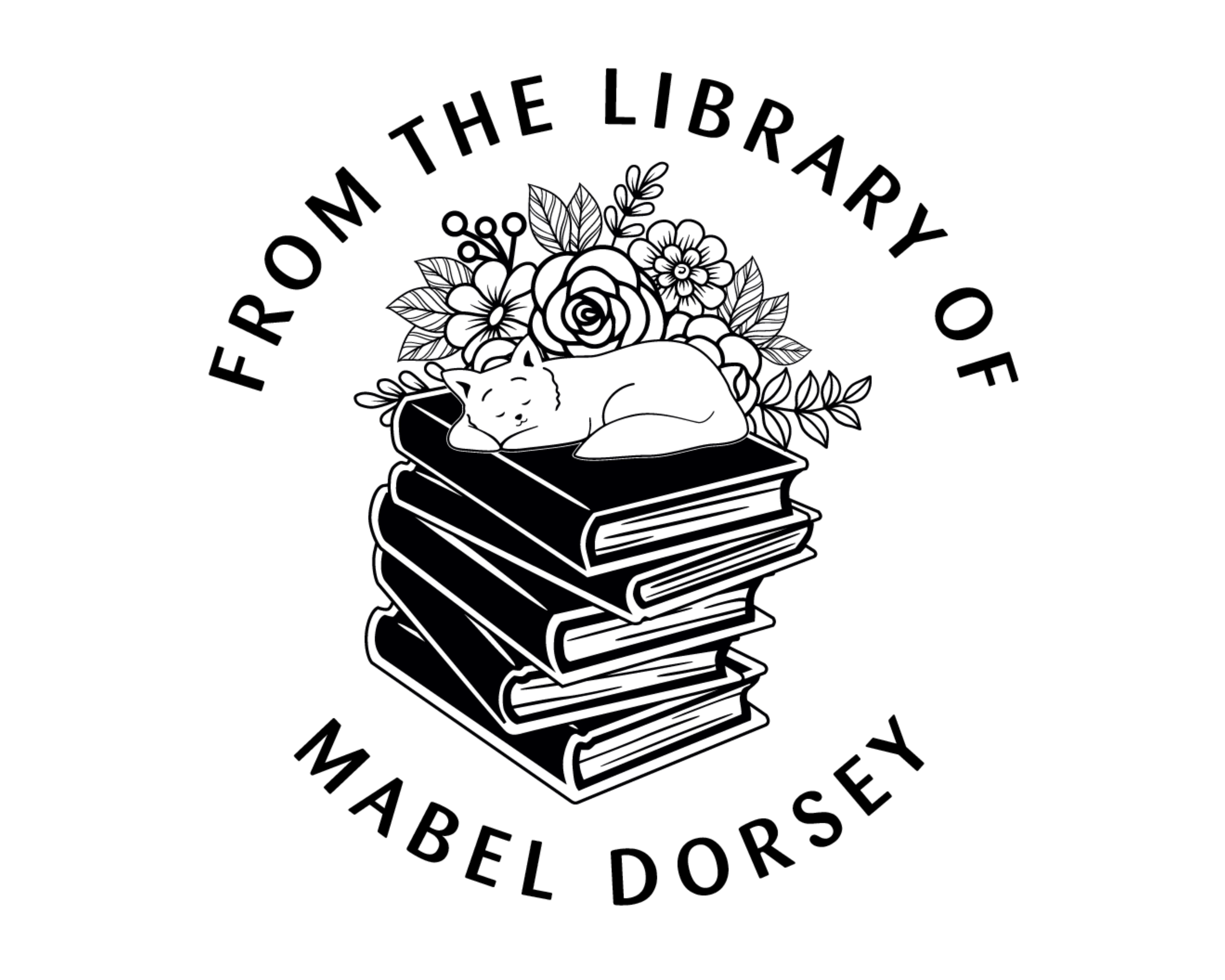 Personalized Book Self Ink Stamp - JB-Cat14