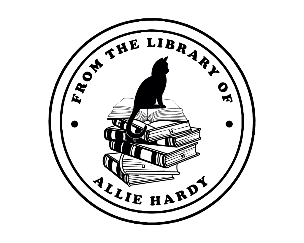 Personalized Book Wooden Handle Stamp - JB-Cat16