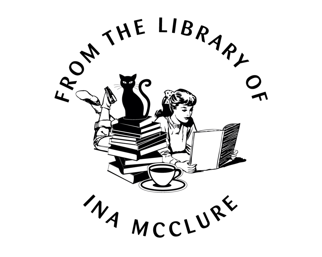 Personalized Book Wooden Handle Stamp - JB-Cat1