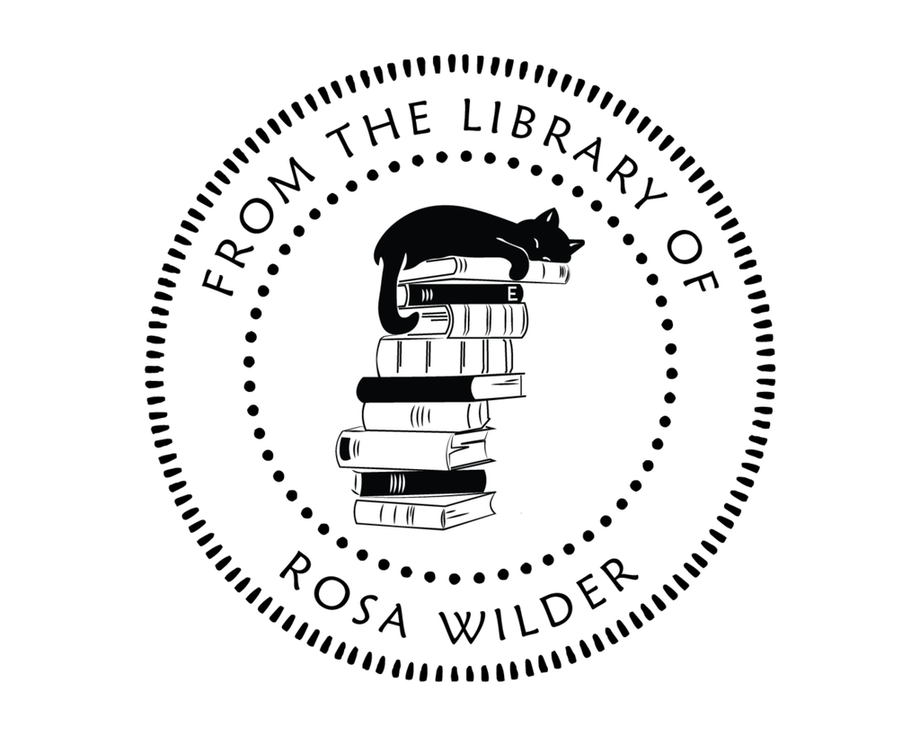 Personalized Book Self Ink Stamp - JB-Cat20