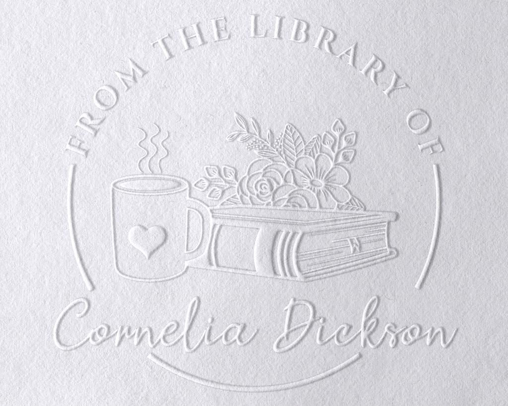 Personalized Book Embosser - JB-Floral7