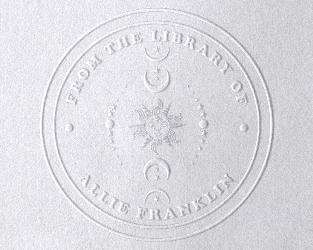 Personalized Book Embosser - JB-Moon11