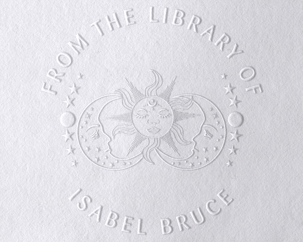 Personalized Book Embosser - JB-Moon13