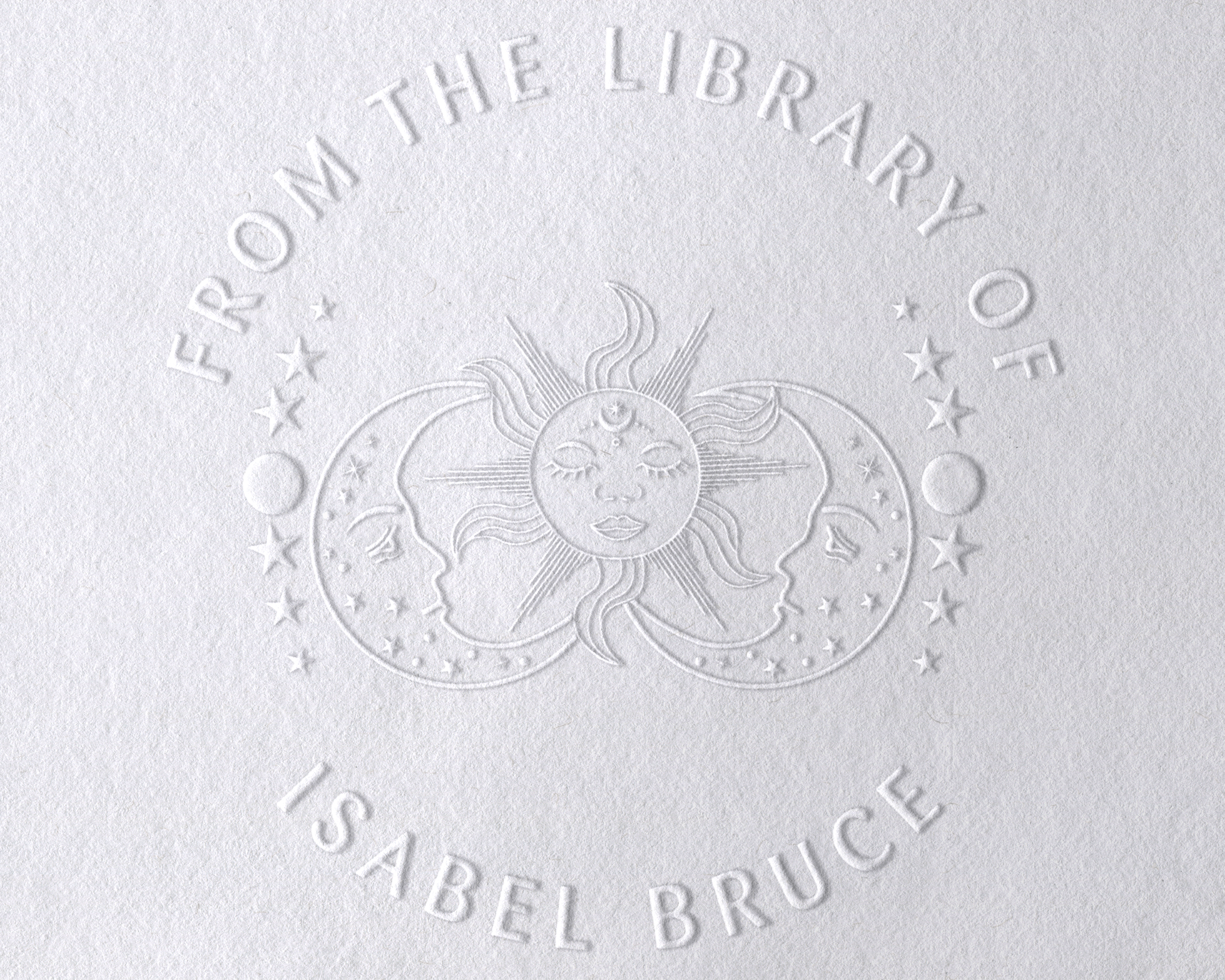 Personalized Book Embosser - JB-Moon13