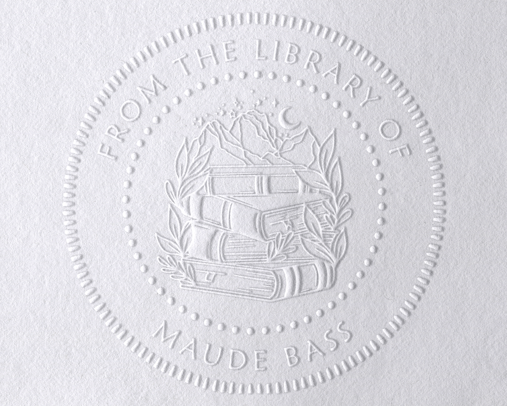 Personalized Book Embosser - JB-Mountain10