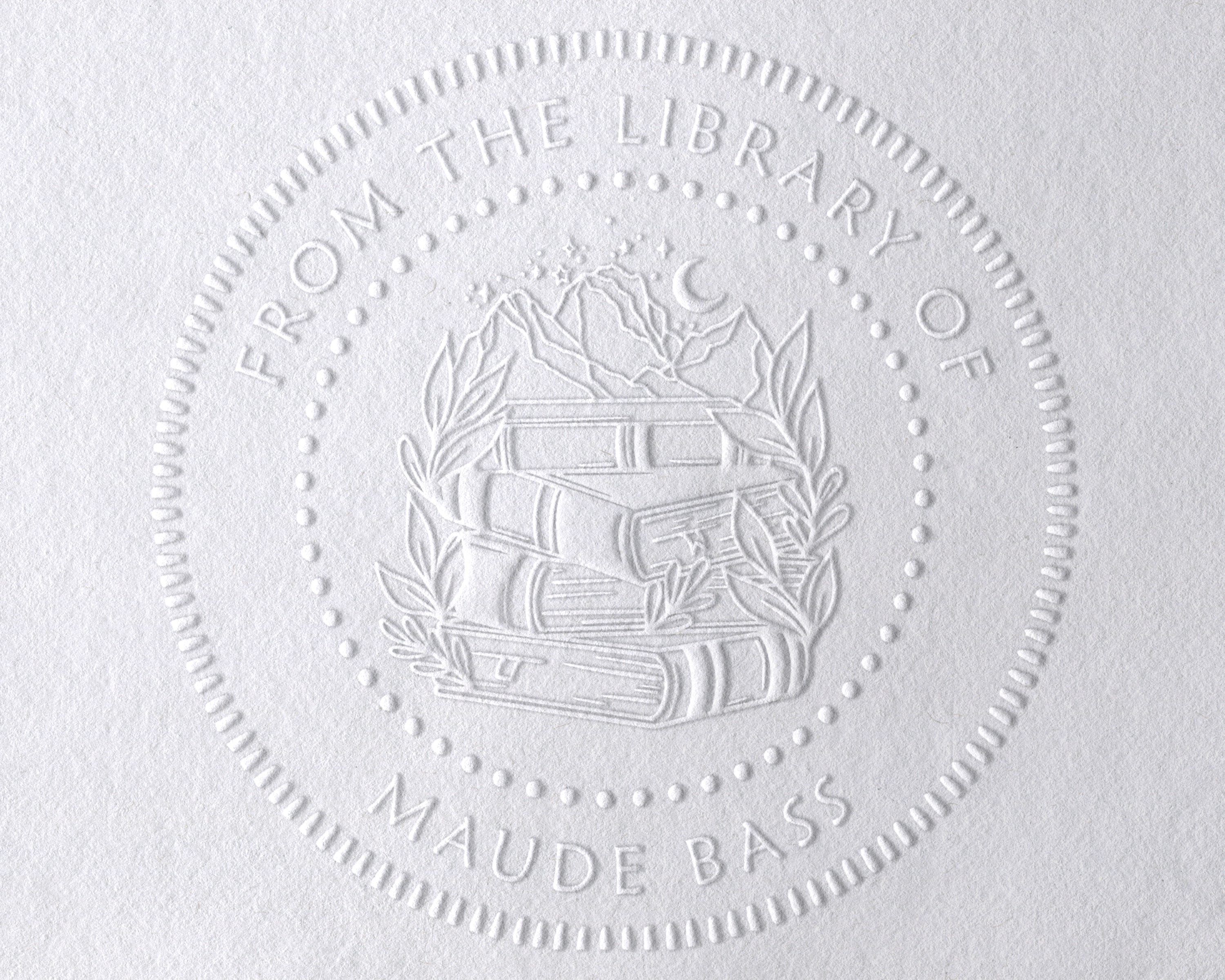 Personalized Book Embosser - JB-Mountain10