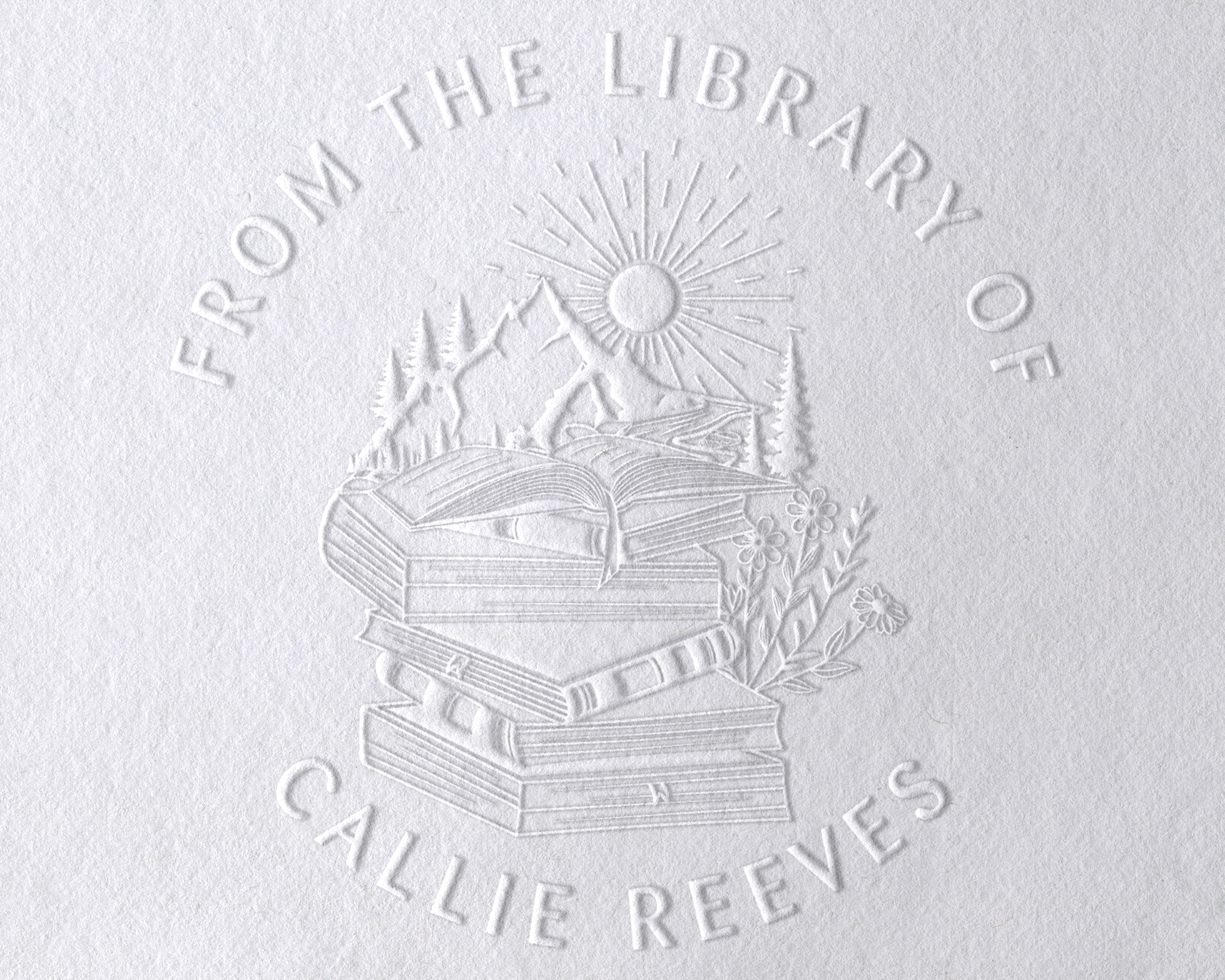 Personalized Book Embosser - JB-Mountain1