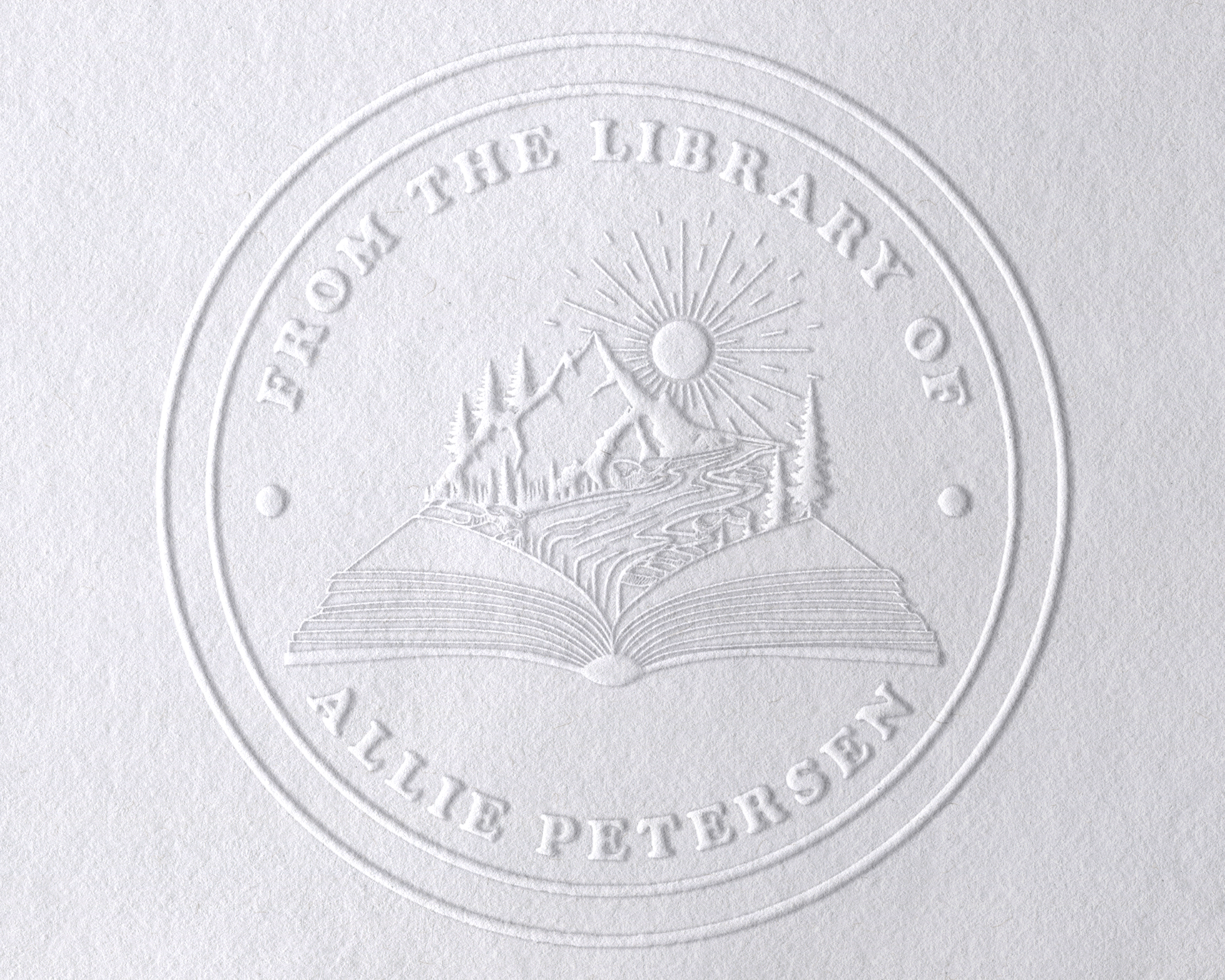 Personalized Book Embosser - JB-Mountain7