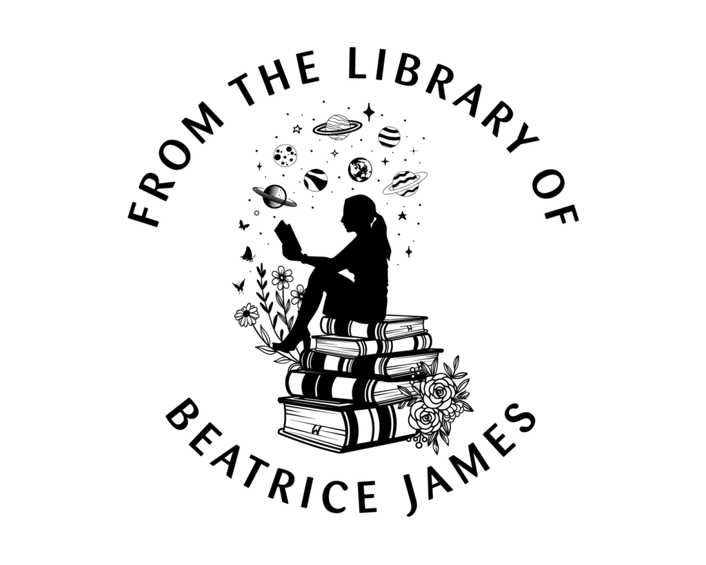 Personalized Book Self Ink Stamp - JB-Planet1