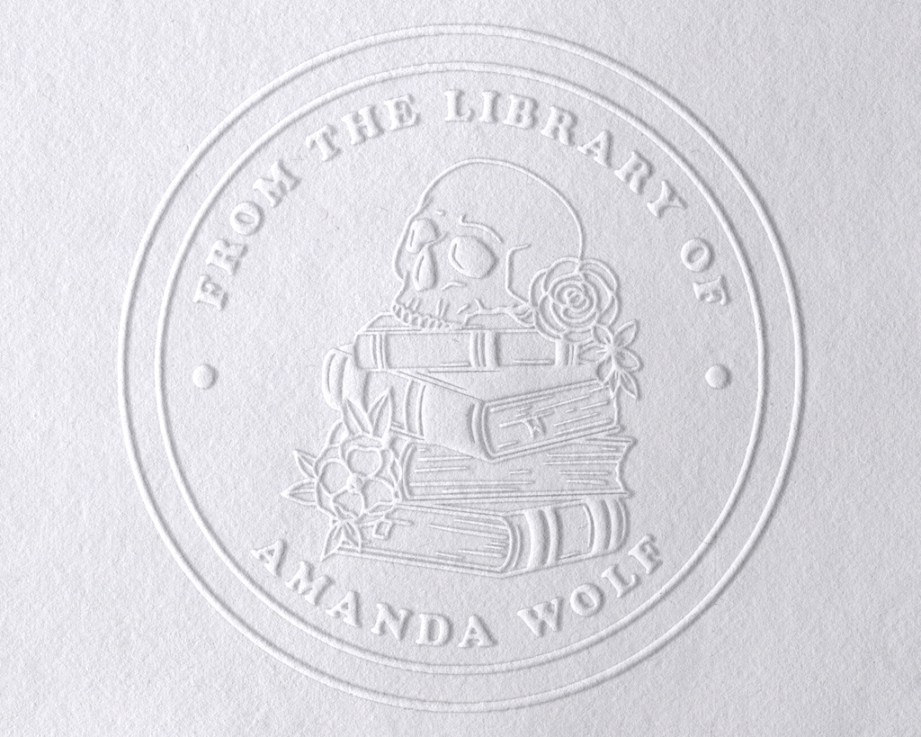 Personalized Book Embosser - JB-Skull10