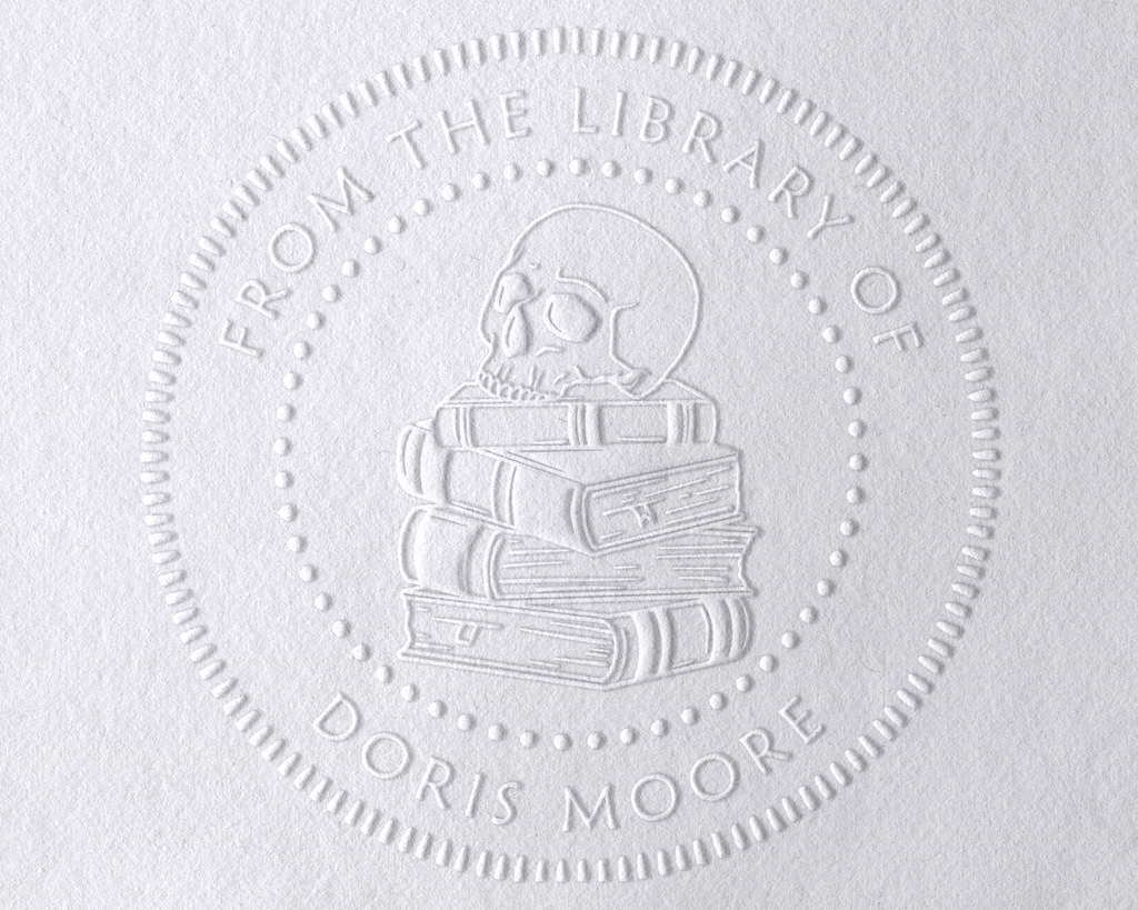 Personalized Book Embosser - JB-Skull12