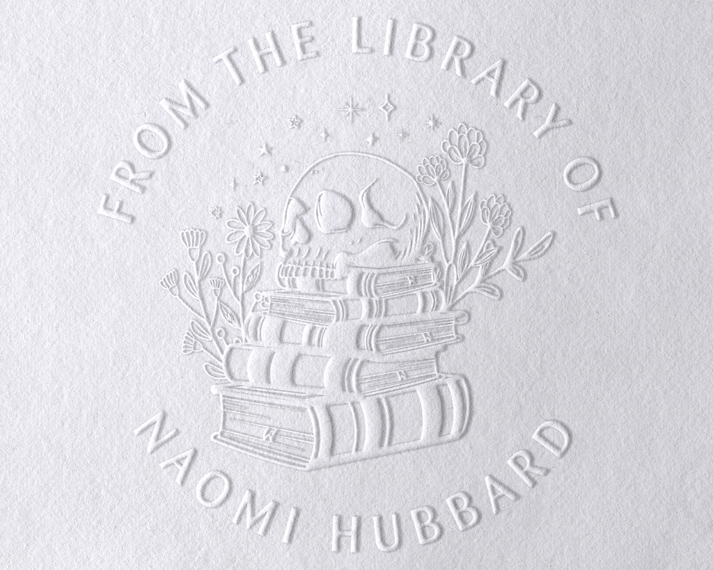 Personalized Book Embosser - JB-Skull4
