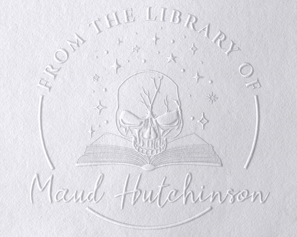 Personalized Book Embosser - JB-Skull5