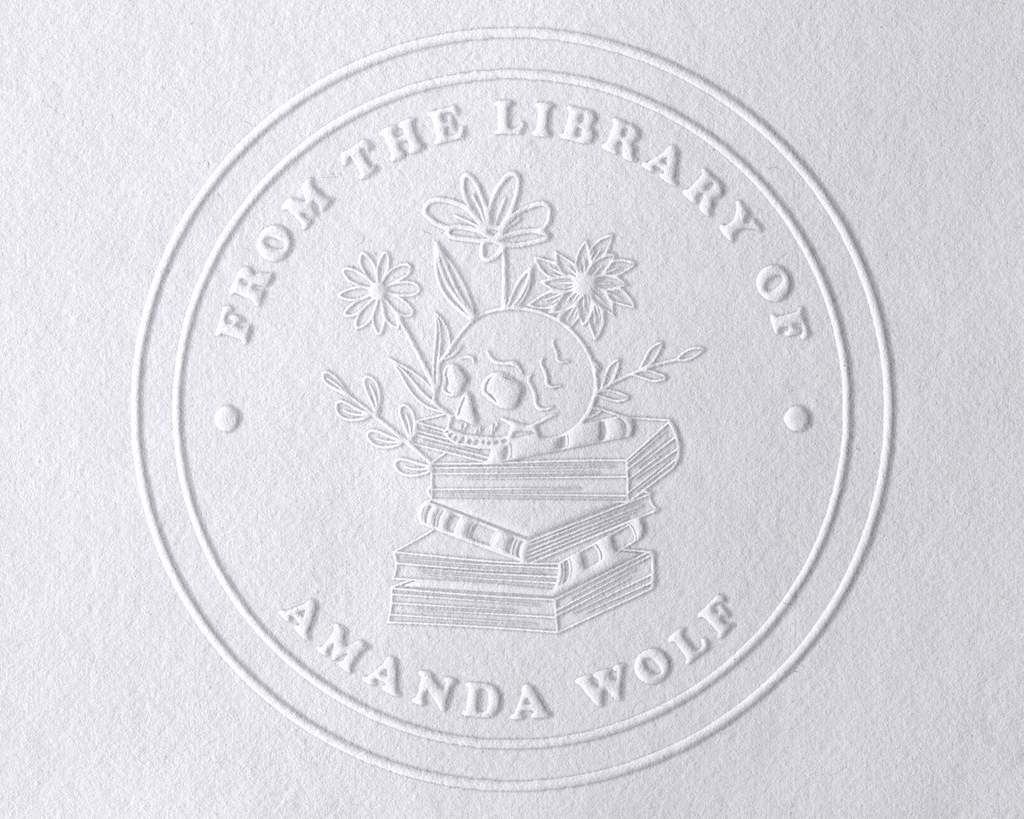 Personalized Book Embosser - JB-Skull6