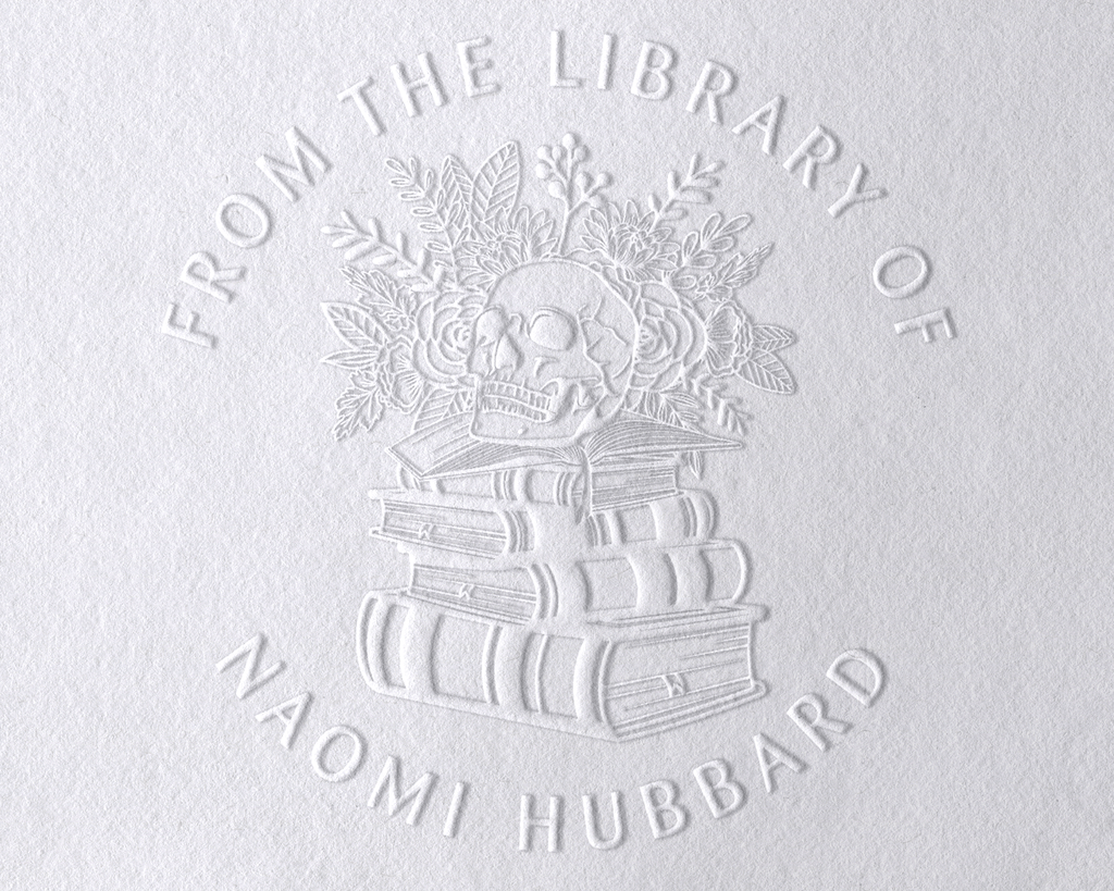 Personalized Book Embosser - JB-Skull8