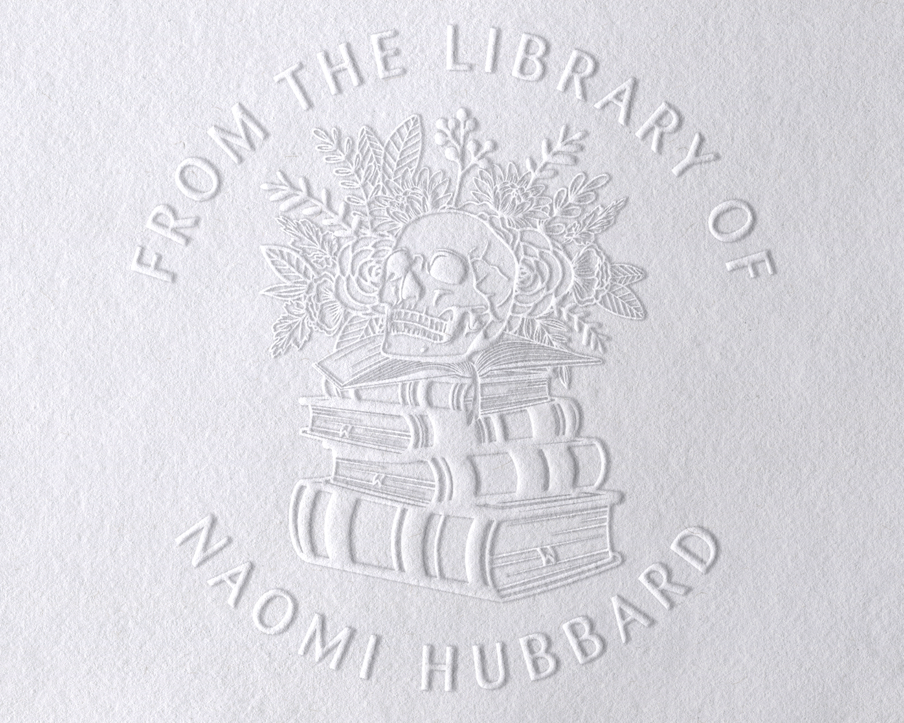 Personalized Book Embosser - JB-Skull8