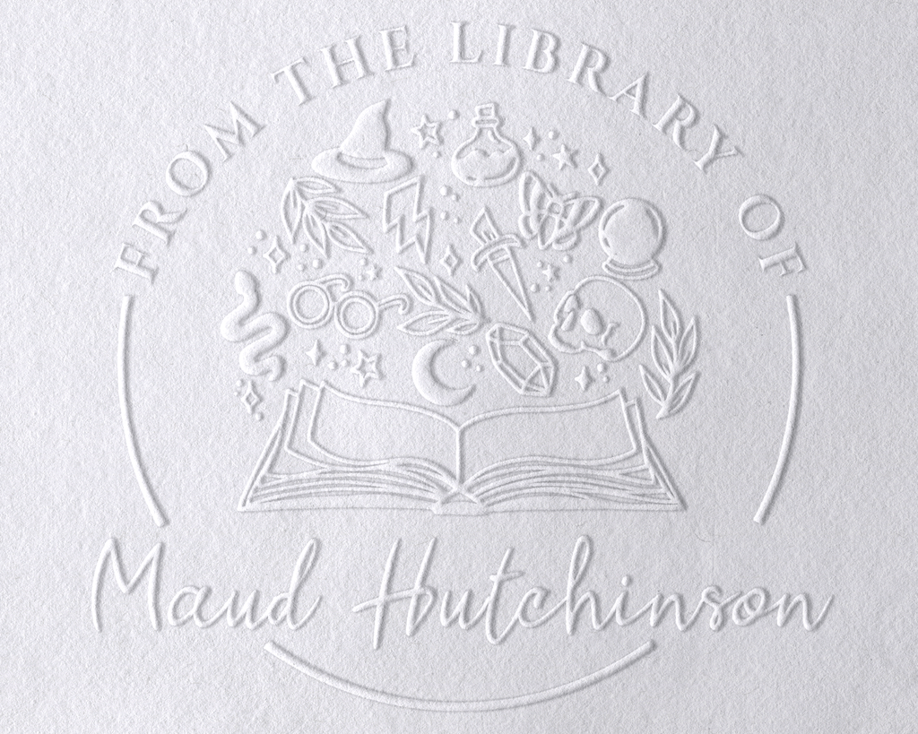 Personalized Book Embosser - JB-Skull9