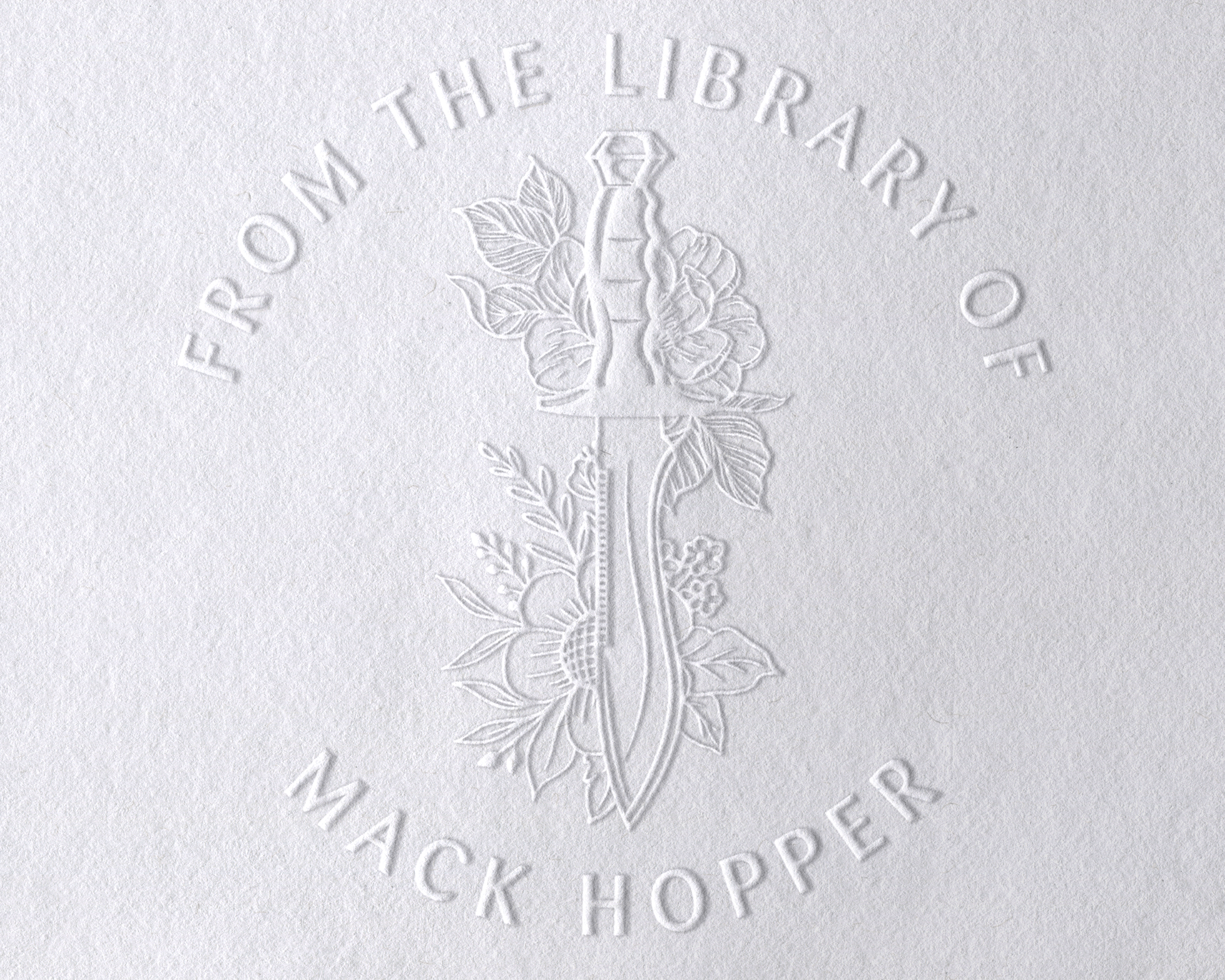 Personalized Book Embosser - JB-Sword4