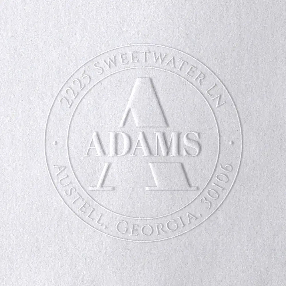 Alphabet Monogram Address Embossers