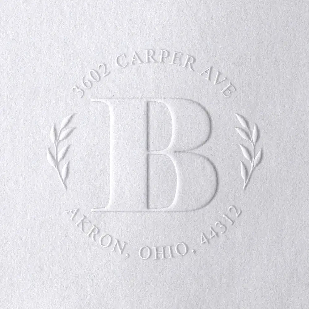 Alphabet Monogram Address Embossers