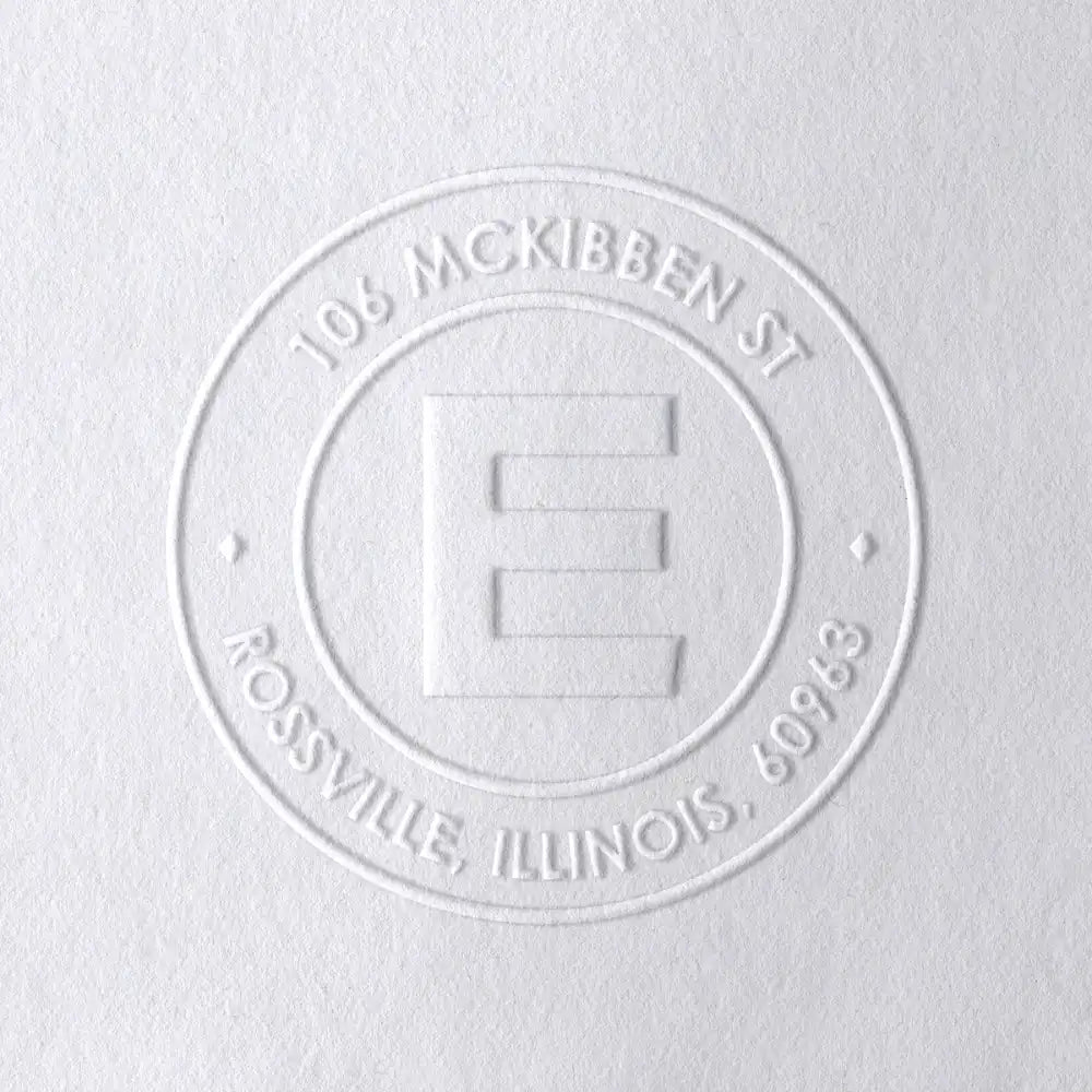 Alphabet Monogram Address Embossers