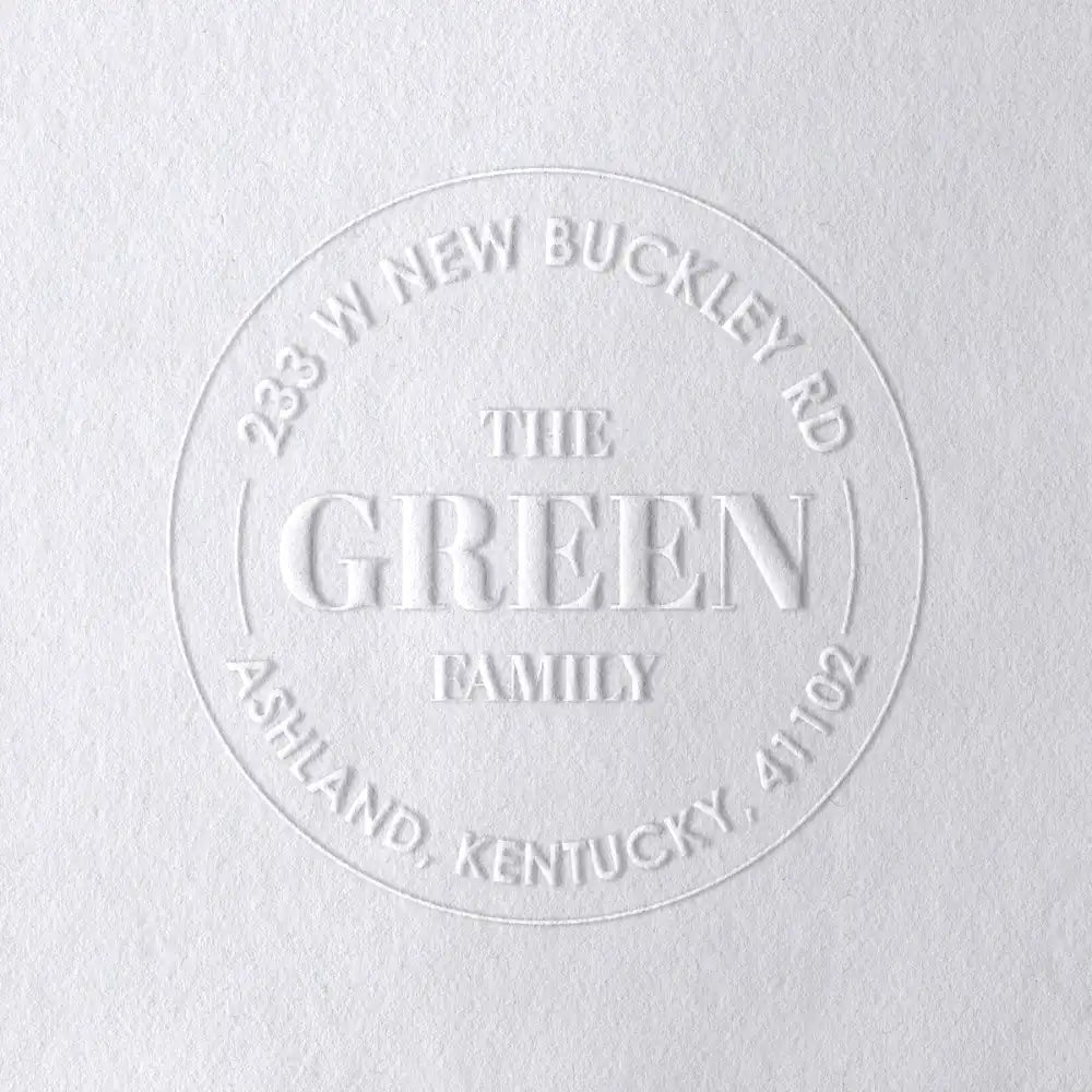 Alphabet Monogram Address Embossers