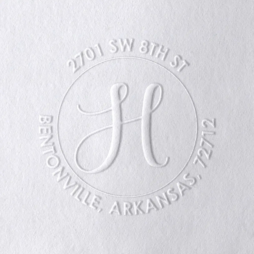 Alphabet Monogram Address Embossers