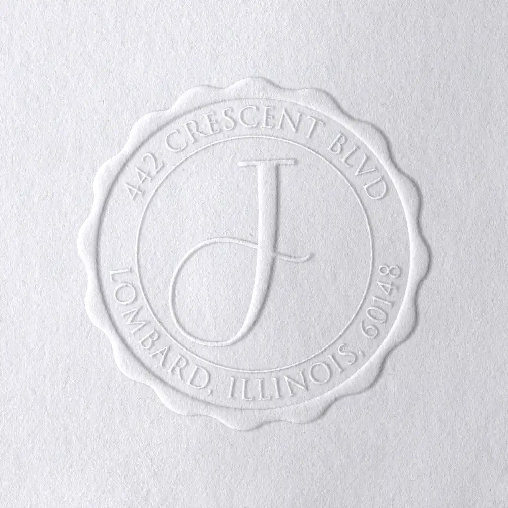 Alphabet Monogram Address Embossers