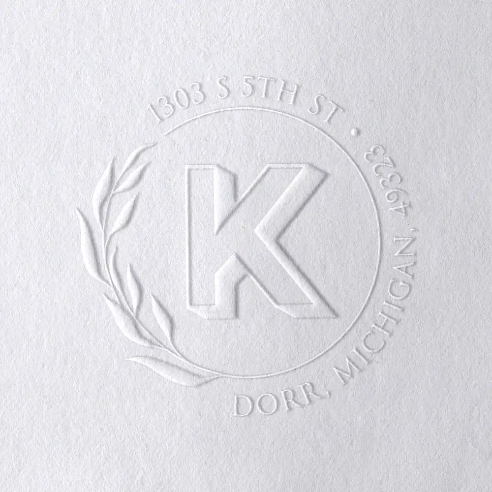 Alphabet Monogram Address Embossers