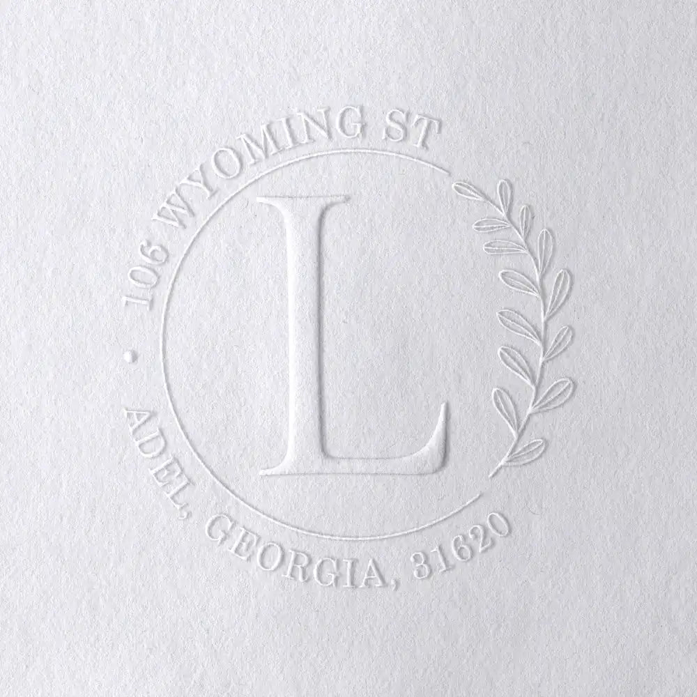 Alphabet Monogram Address Embossers