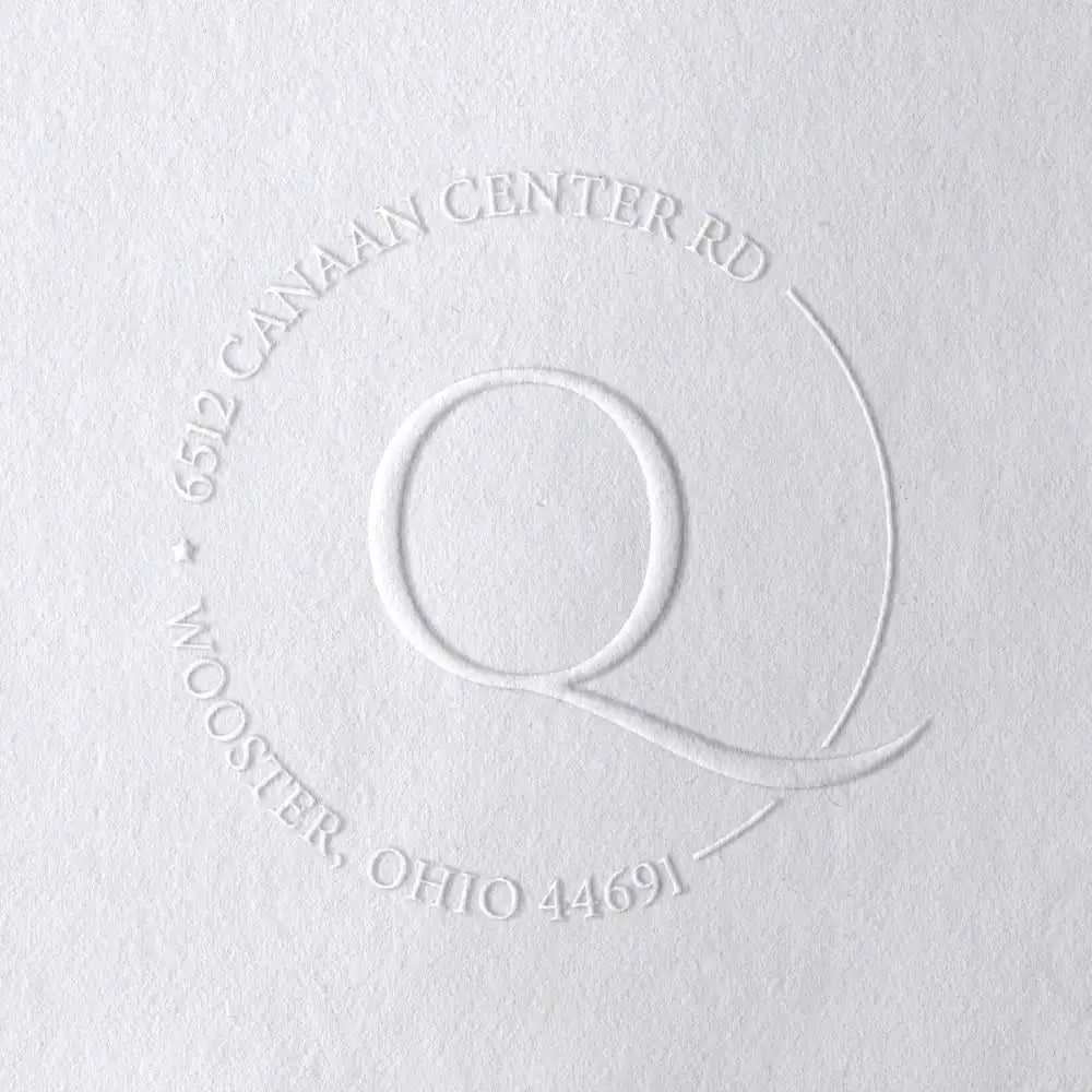 Alphabet Monogram Address Embossers