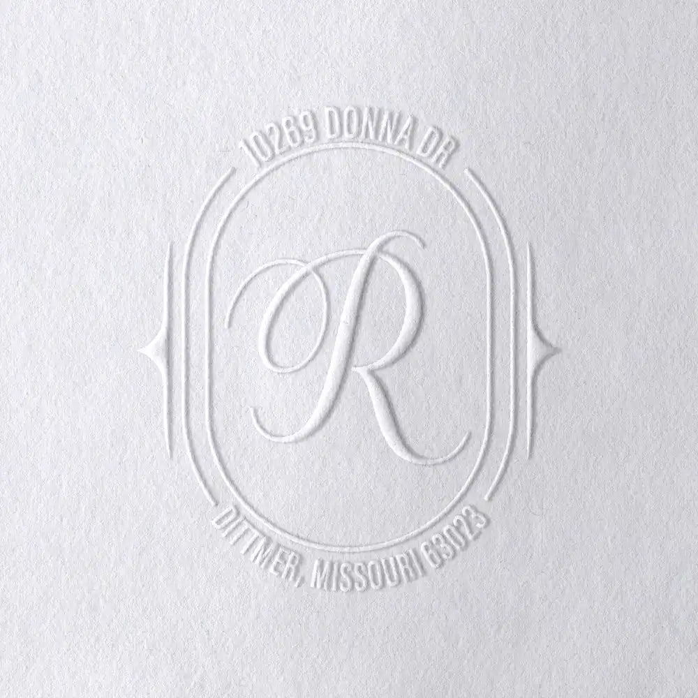 Alphabet Monogram Address Embossers
