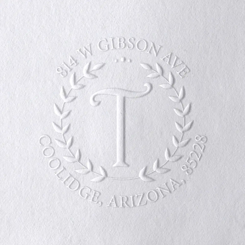 Alphabet Monogram Address Embossers