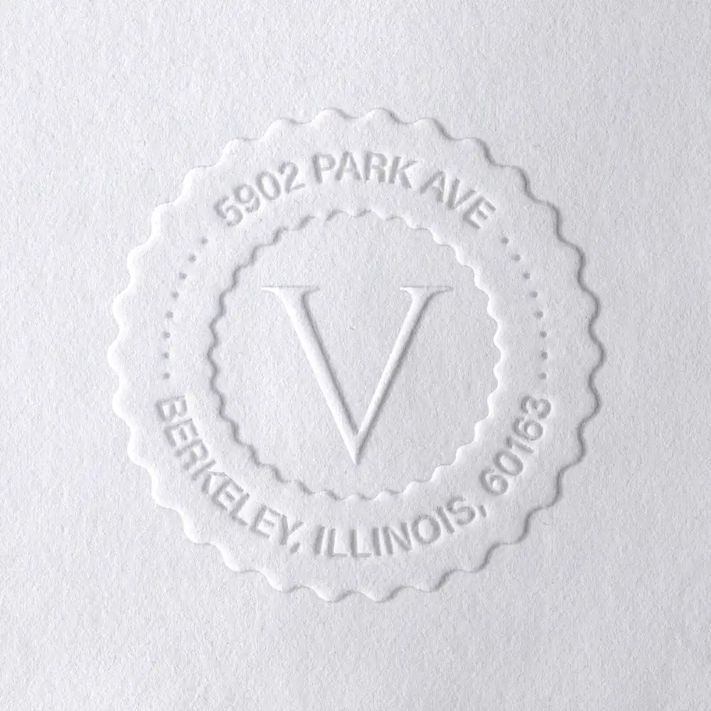 Alphabet Monogram Address Embossers